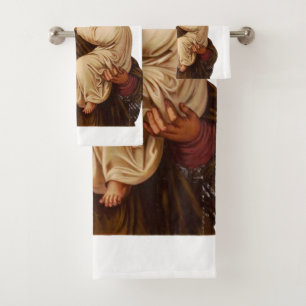Saint Joseph Guardian of the Holy Family Bath Towel Set