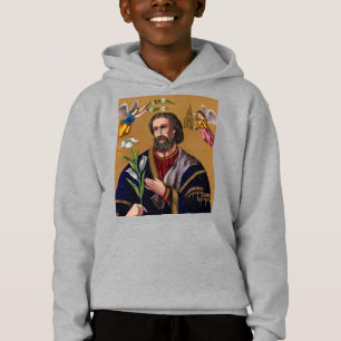 Saint Joseph Guardian of the Holy Family Hoodie