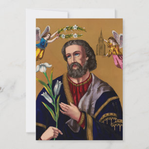 Saint Joseph Guardian of the Holy Family Invitation
