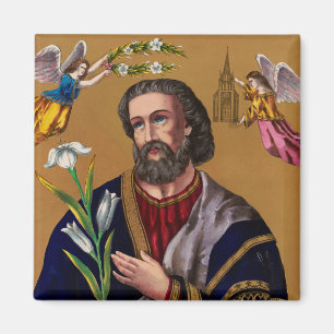 Saint Joseph Guardian of the Holy Family Magnet