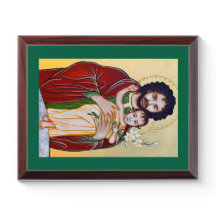 Saint Joseph & Jesus Icon 