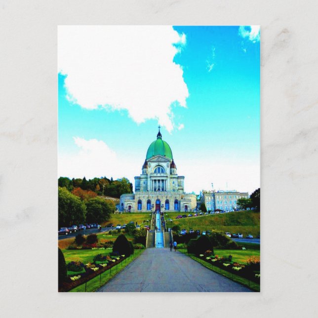 Saint Joseph Montreal chauch Postcard (Front)
