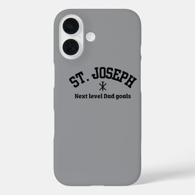 Saint Joseph Next Level Dad Goals Collegiate  Case-Mate iPhone Case (Back)
