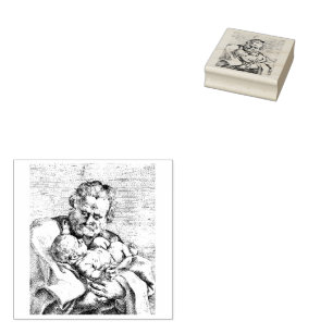 Saint Joseph   Rubber Stamp