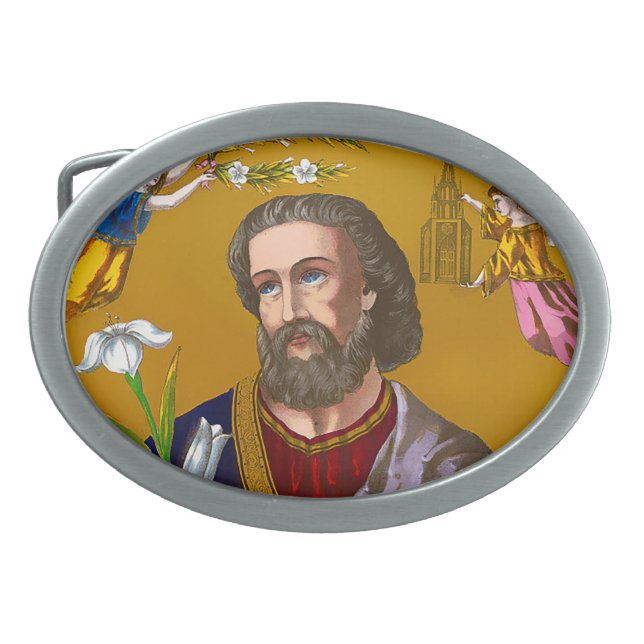 Saint Joseph San Jose Belt Buckle (Front)