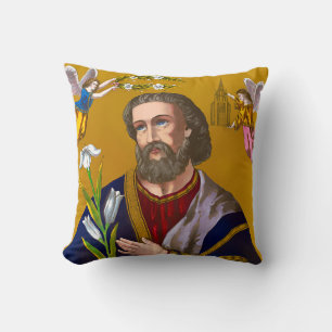 Saint Joseph San Jose Throw Pillow