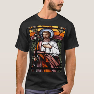 Saint Joseph Stained Glass Window T-Shirt