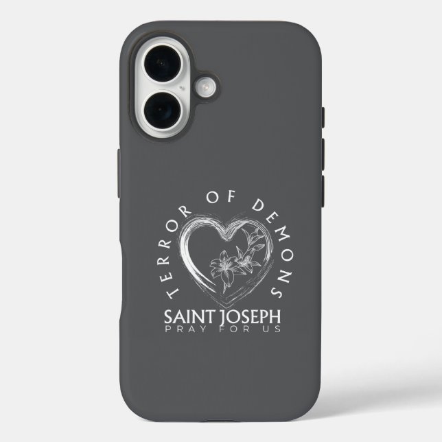 Saint Joseph Terror of Demons Case-Mate iPhone Case (Back)