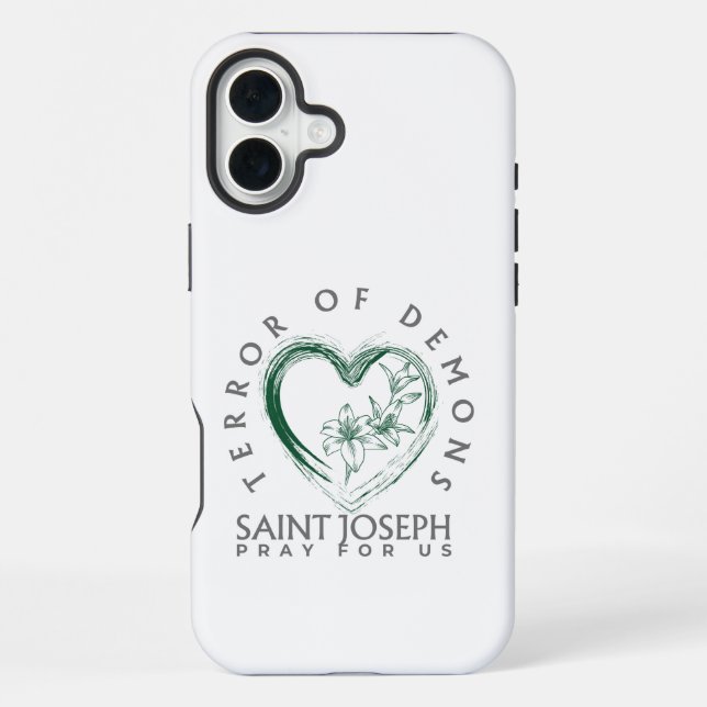Saint Joseph Terror of Demons Iphone Case (Back)