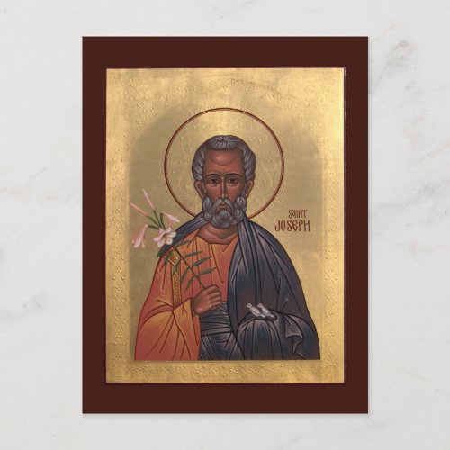 Saint Joseph the Betrothed Prayer Card