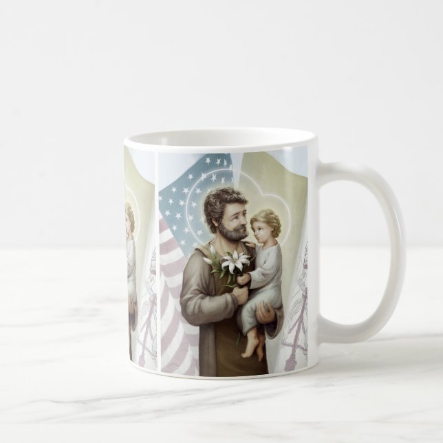 Saint Joseph the Protector Coffee Mug (Right)