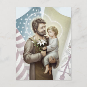 Saint Joseph the Protector Postcard