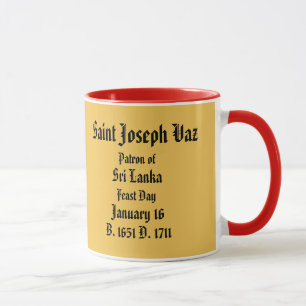 Saint Joseph Vaz* of Sri Lanka Mug