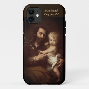 Saint Joseph with Christ Child iPhone 11 Case