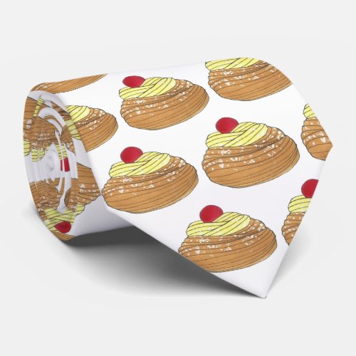 Saint Josephs Day Italian Pastry Zeppole Pastries Neck Tie