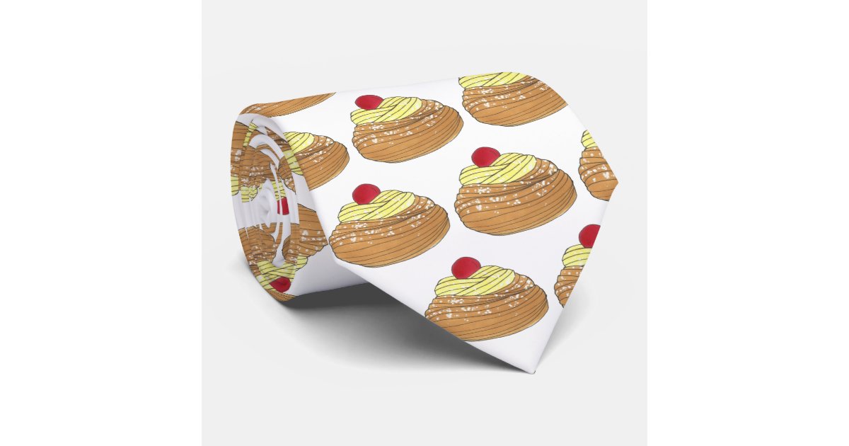 Saint Joseph S Day Italian Pastry Zeppole Pastries Neck Tie Zazzle Com