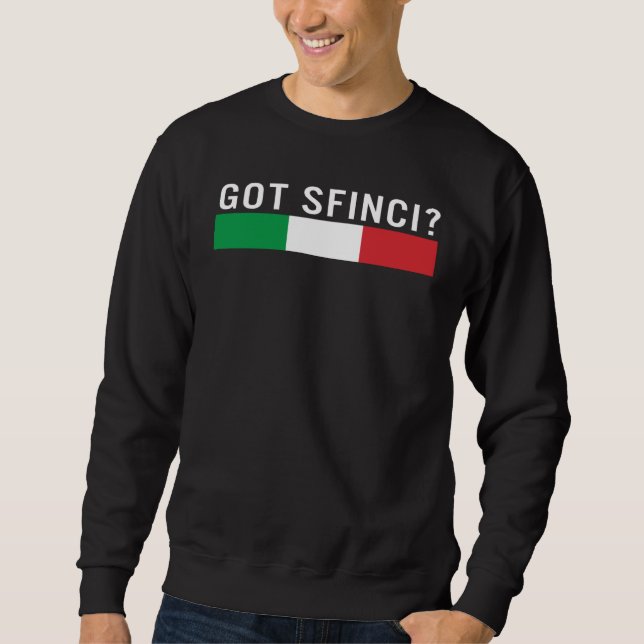 Saint Joseph's Day Sfinci Italy Flag Sicilian Dess Sweatshirt (Front)