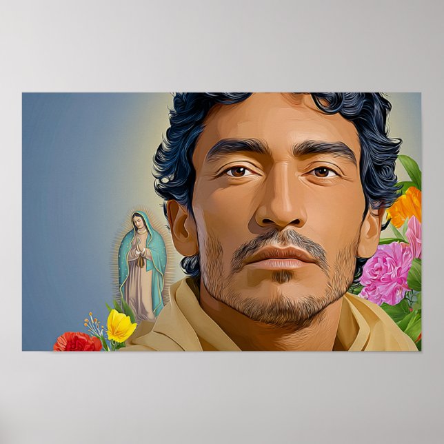 Saint Juan Diego Messenger of the Roses Poster (Front)