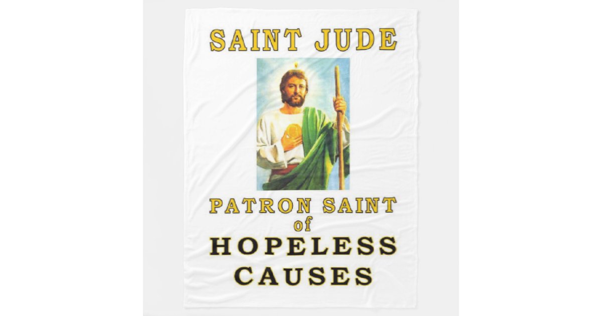 SAINT JUDE FLEECE BLANKET Zazzle