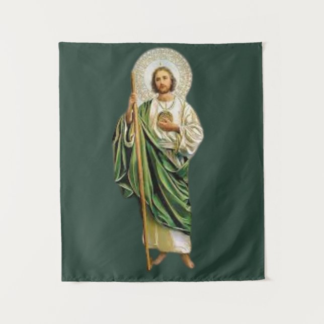 Saint Jude T-Shirt Tapestry (Front)