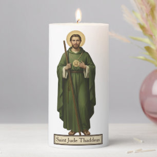 Saint Jude Thaddeus St Jude Pillar Candle