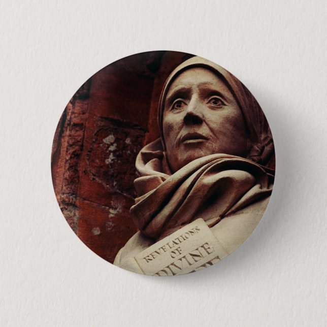 Saint Julian of Norwich Button (Front)