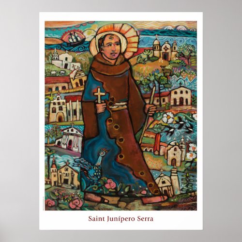 Saint Junipero Serra classroom poster