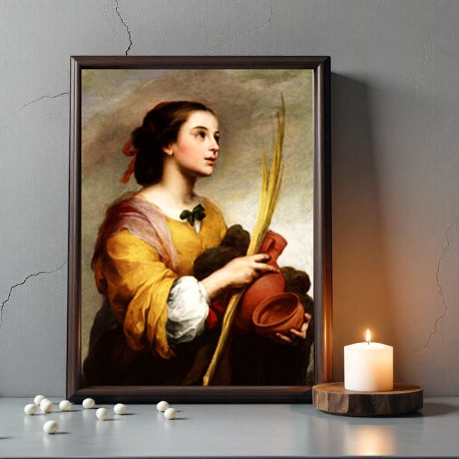 Saint Justa By Murillo  Poster (Creator Uploaded)