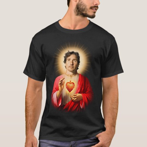Saint Justin Trudeau Prayer T_Shirt