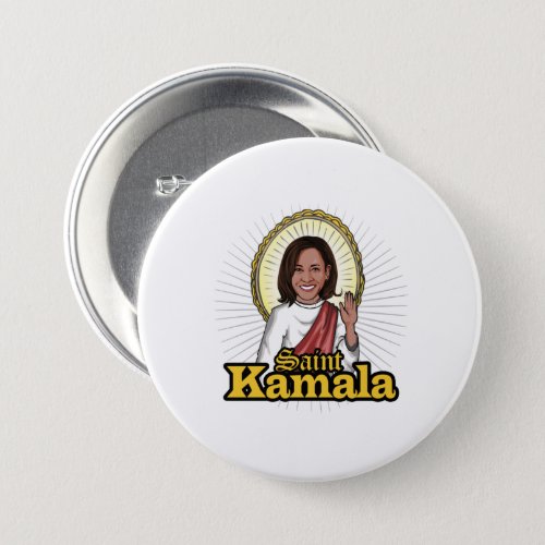 Saint Kamala Button