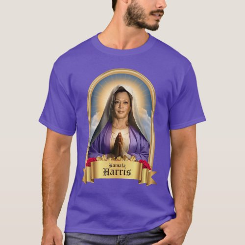 Saint Kamala Harris Devotional Prayer Candle T_Shirt