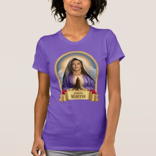 Saint Kamala Harris Devotional Prayer Candle T_Shirt