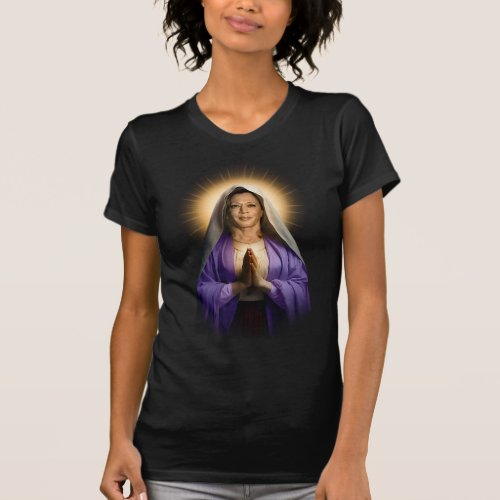 Saint Kamala Harris Devotional Prayer Candle T_Shirt