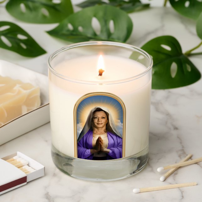 Saint Kamala Harris Prayer Candle (Lit)