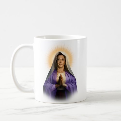 Saint Kamala Harris Prayer Candle Coffee Mug