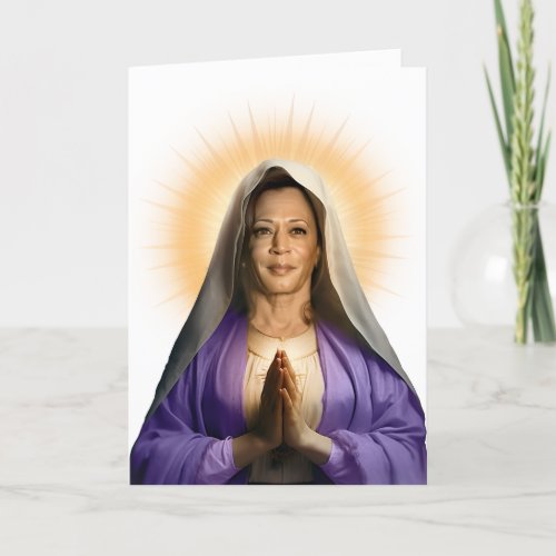Saint Kamala Harris Prayer Devotional  Card