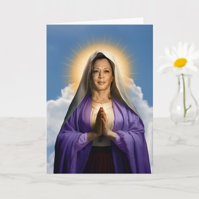 Saint Kamala Harris Prayer Devotional  Card (Small Plant)
