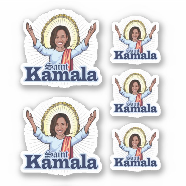 SAINT KAMALA HARRIS STICKER (Front)