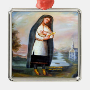 Saint Kateri Tekakwitha Metal Ornament
