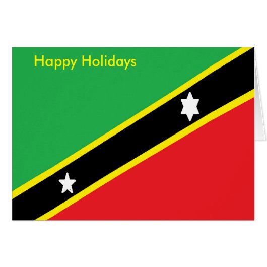 Saint Kitts and Nevis Cards (Front Horizontal)