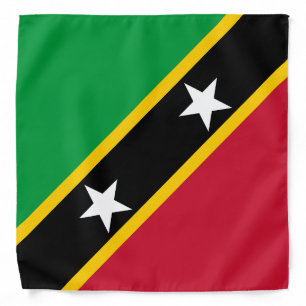 Saint Kitts and Nevis Flag Bandana
