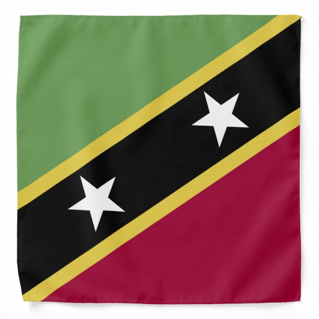Saint Kitts and Nevis flag Bandana (Front)