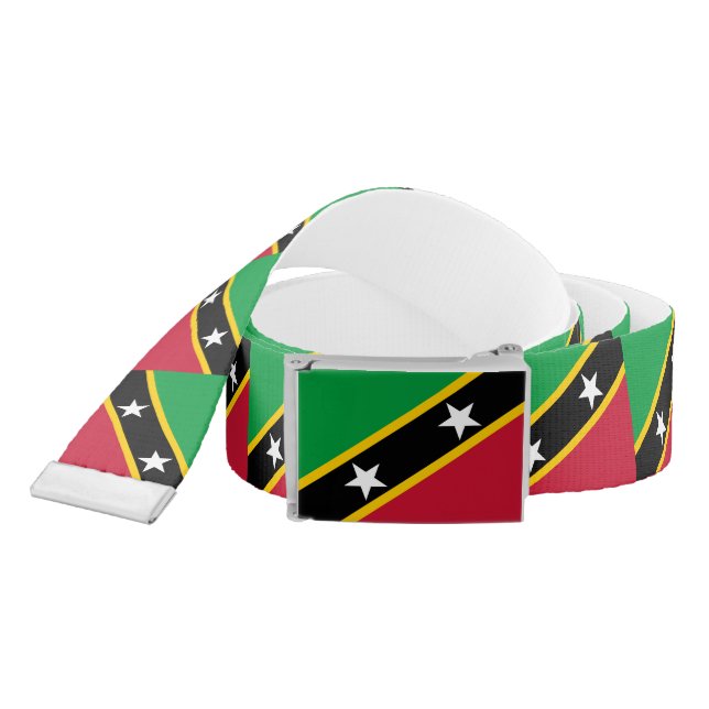 Saint Kitts and Nevis Flag Belt (Snake)