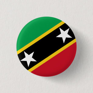 Saint Kitts and Nevis Flag Button