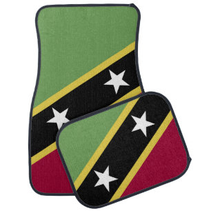 Saint Kitts and Nevis flag Car Floor Mat