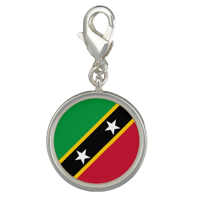 Saint Kitts and Nevis Flag Charm (Front)