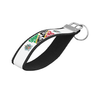 Saint Kitts and Nevis Flag Charming Patriotic Wrist Keychain