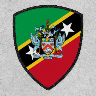Saint Kitts and Nevis Flag & Coat of Arms Patch