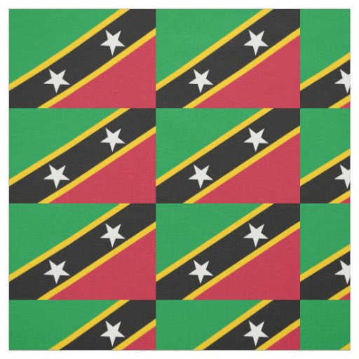 Saint Kitts and Nevis Flag Fabric