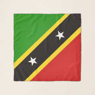 Saint Kitts And Nevis Flag Fashion Scarf